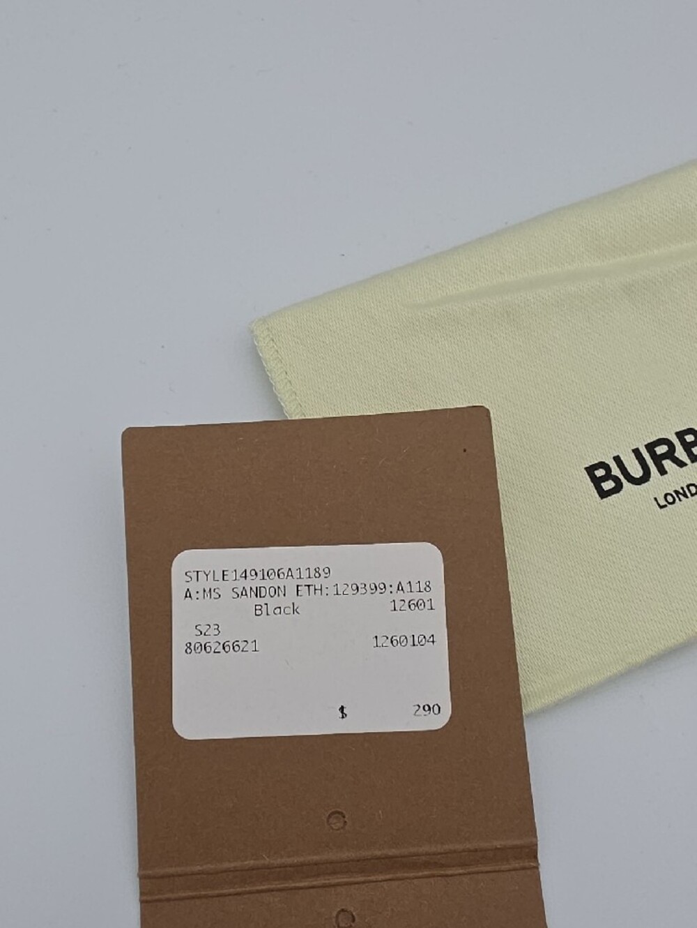 Burberry Black TB Monogram Pebbled Leather Sandon Card Holder (NWT)(DUST BAG)🖤 - Picture 12 of 12
